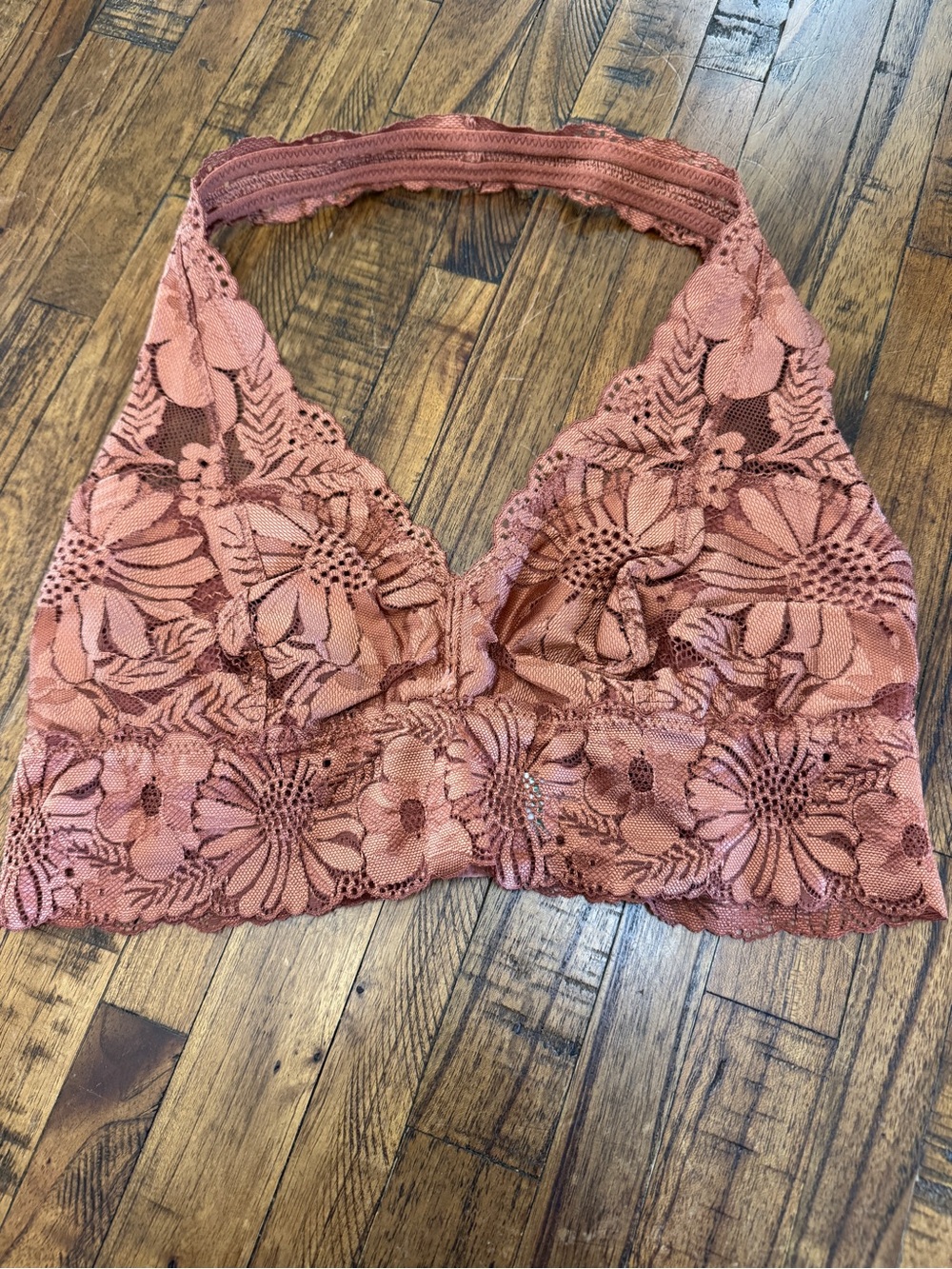 Aerie Lace Halter Bralette Size Medium